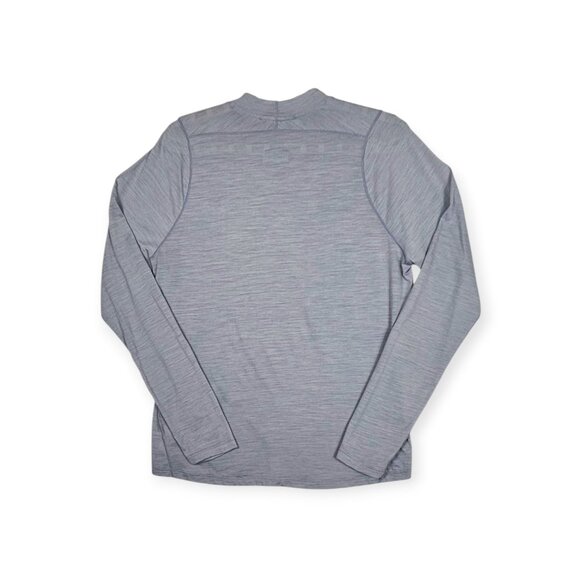 🛍️ Janji Long-Sleeve Running Top - Women's Medium - Merino Blend Blueish Gray - Picture 10 of 10